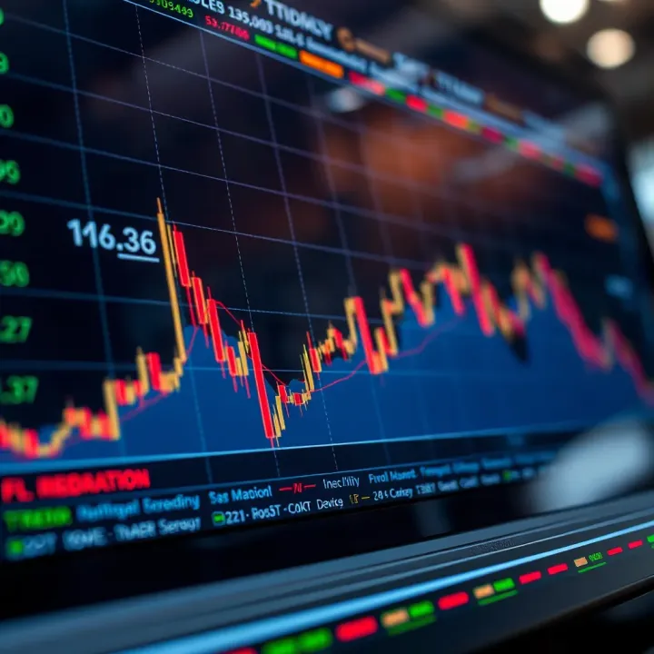 Graph showing synthetic indices fluctuations and market trends