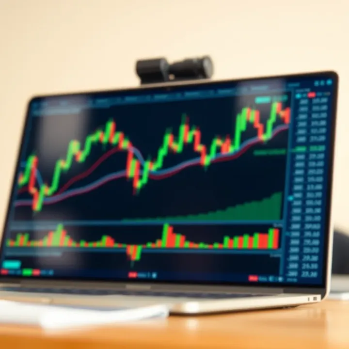Chart showing classic technical analysis patterns such as head and shoulders and double top