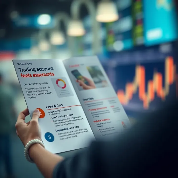 Diagram depicting key fees and risks associated with managing a trading account