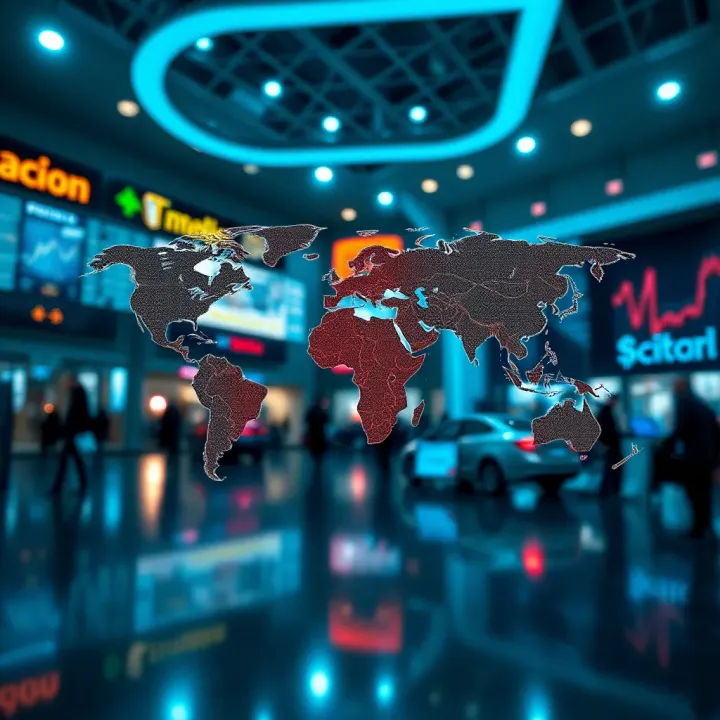 Global Financial Markets and Weekend Trading Opportunities Illustration of global financial markets operating beyond traditional hours showing various asset types