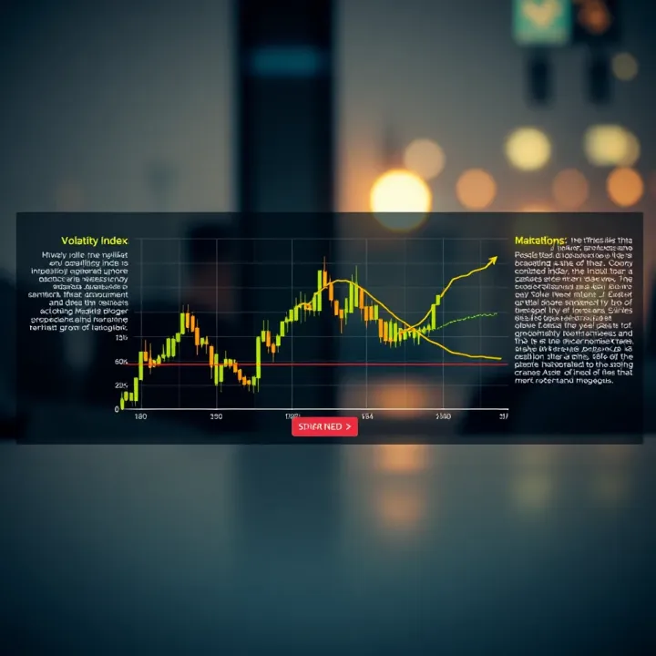 Diagram explaining how the Volatility Index is calculated and its relationship with market sentiment and risk assessment